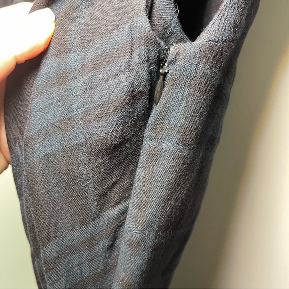 All saints women’s Black Green Checked tartan spitalfield limski dress in US 6 - Picture 4 of 5